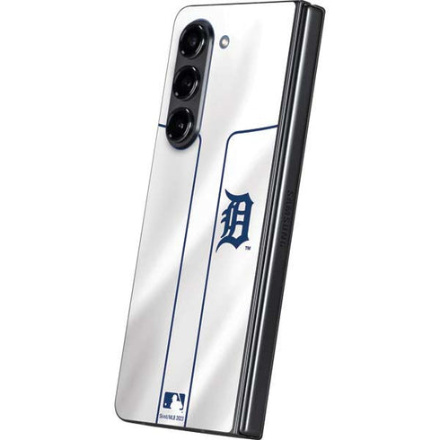 MLB Detroit Tigers Home Jersey Galaxy Z Fold5 5G Skin